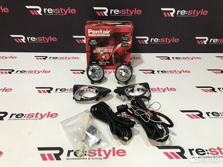 Туманки Toyota Vitz 130 1м 10-14г Уст комп