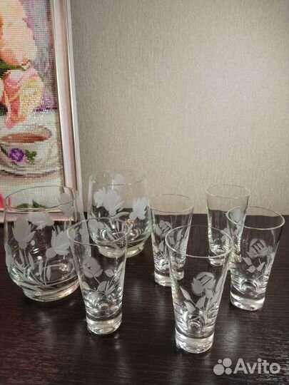 Стопки тонкий хрусталь СССР