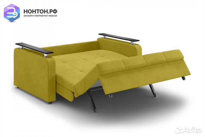 Диван аккордеон Остин горчичный