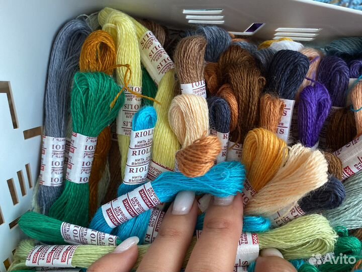 Нитки мулине Риолис пакетом