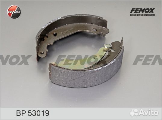 Тормозные колодки задние fenox bp53019 для а/м ren