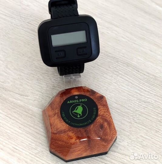 Кнопка вызова официанта и часы пейджер Эконом