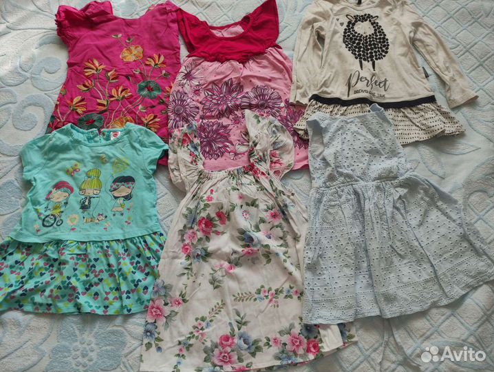 Вещи пакетом на девочку 92 98