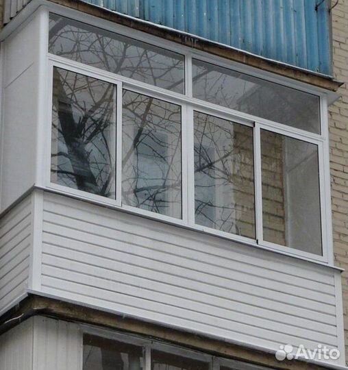 Остекление балконов и лоджий в рассрочку T5154