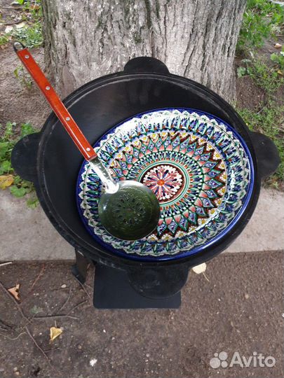 Казан 10л+печ+шумовка+ляган