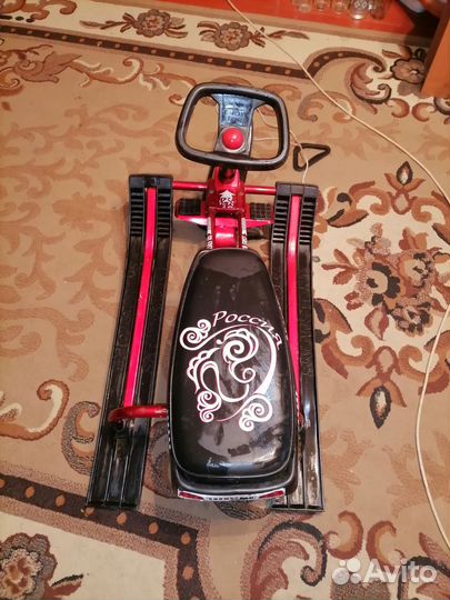 Детский снегокат для двоих