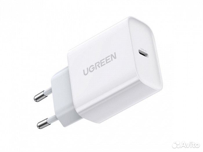 Зарядный Адаптер Ugreen 20 Вт QC4.0 USB-C
