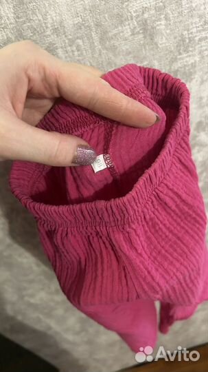 Муслиновые брюки на девочку