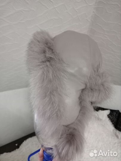 Шапка женская с натуральным мехом