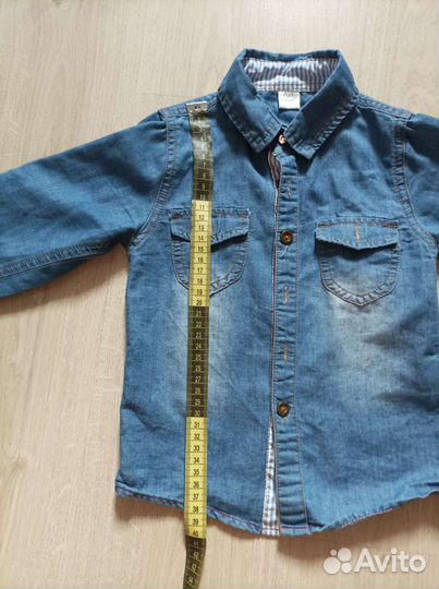 Джинсовая рубашка, 98