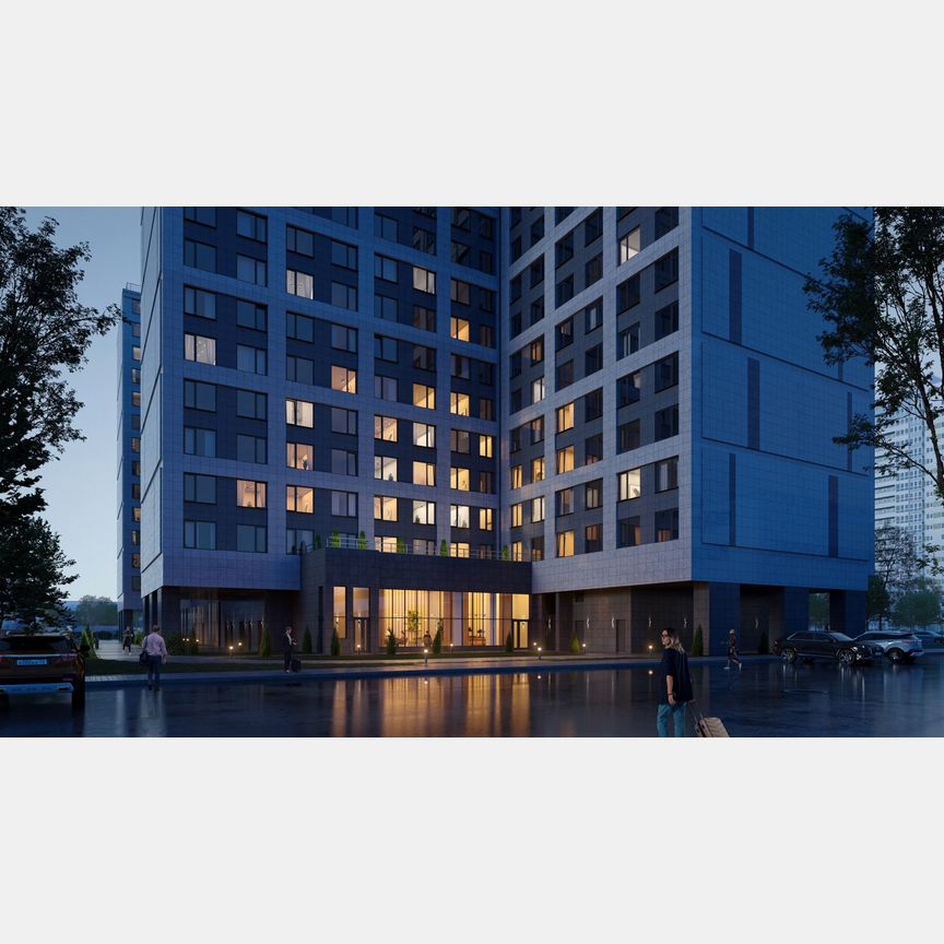 Апартаменты-студия, 43,3 м², 9/14 эт.