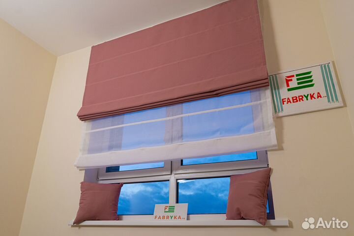 Римские шторы с установкой