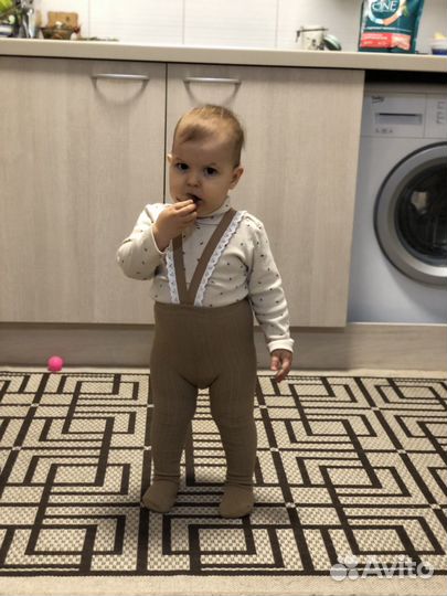 Колготки на лямках 80 размер для девочки