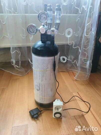 Баллон co2 для аквариума 5л