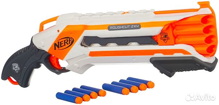 Бластер Элит Рафкат Нерф 2х4 (Elite Rough Cut)