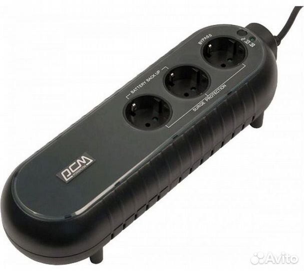 Ибп Powercom WOW-300 165Вт 300ва, черный