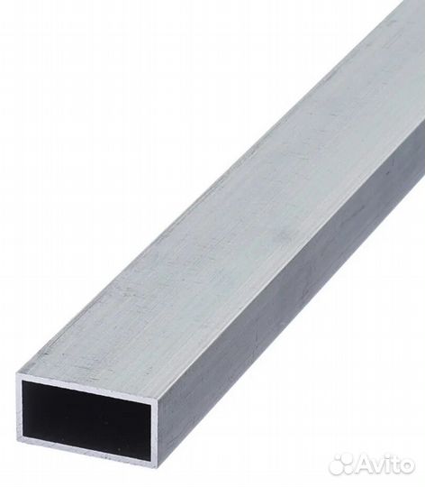 Профильная труба алюминий 40х80х2