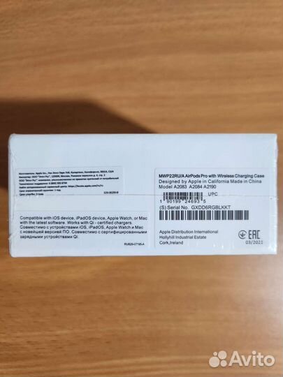 Копия беспроводных наушников Apple Airpods Pro