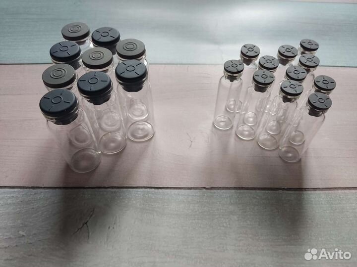 Стеклянные баночки для бисера и других мелочей