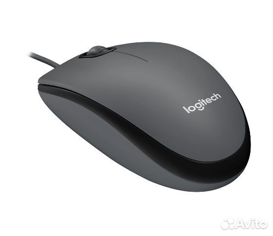 Мышь Logitech M100 черный USB