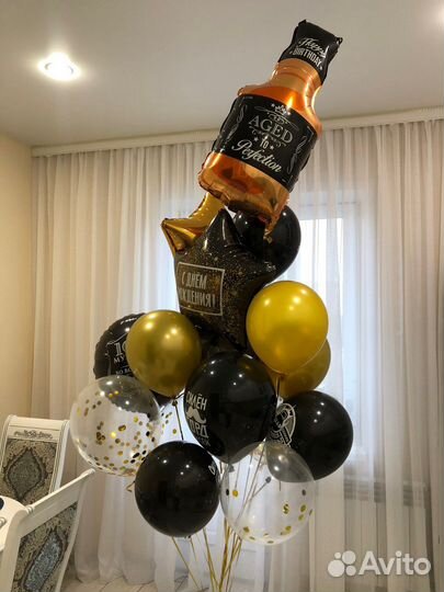 Шары с гелием, фото зоны, коробки сюрприз
