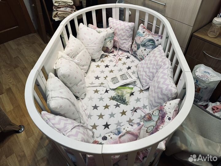 Детская кроватка трансформер