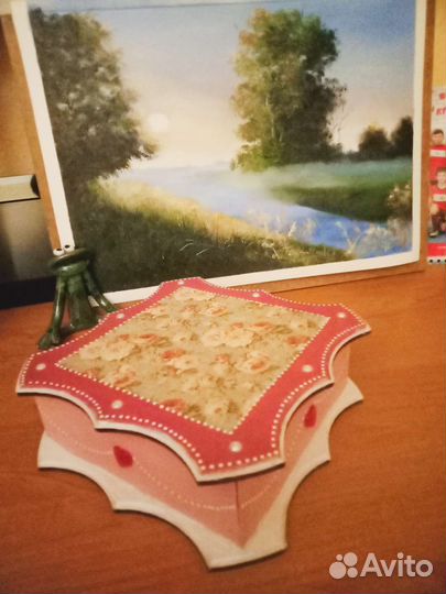 Деревянная шкатулка ручной работы