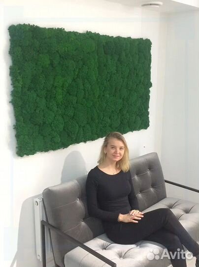 Панели из стабилизированного мха