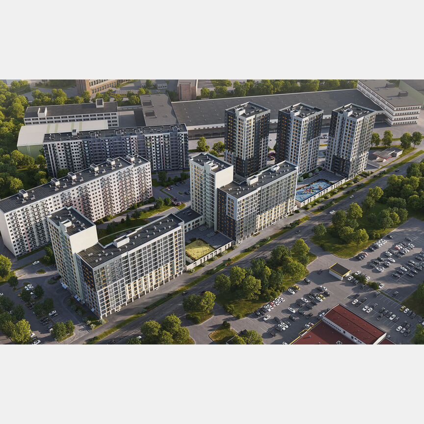 2-к. квартира, 74 м², 15/18 эт.