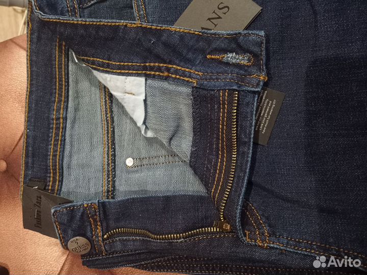 Джинсы женские тёмно-синие широкие 52 54