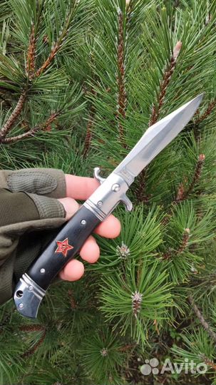 Нож складной финка нквд