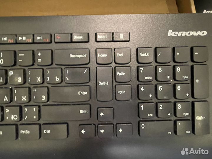 Новая беспроводная клавиатура+мышь Lenovo