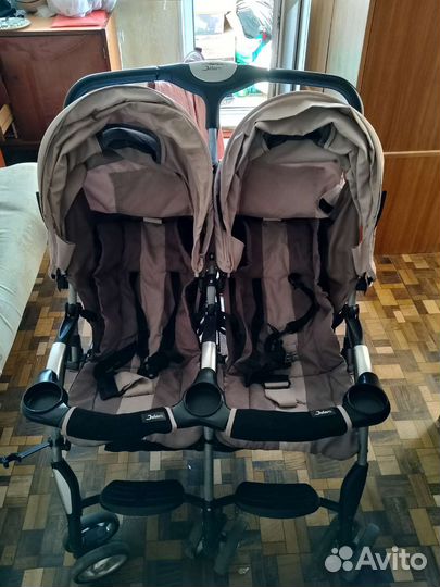 Коляска для двойни погодок jetem