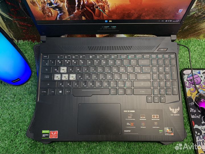 Топовый ноутбук для игр Asus на AMD Ryzen 7