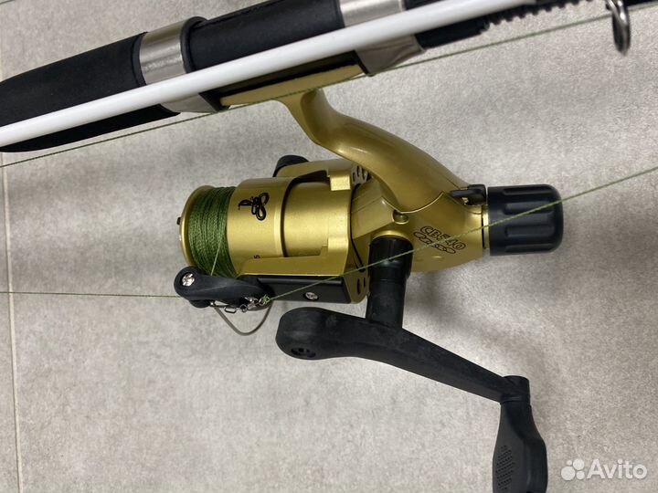 Удочка оснащенная для фидера спиннинга 2,7 м новые