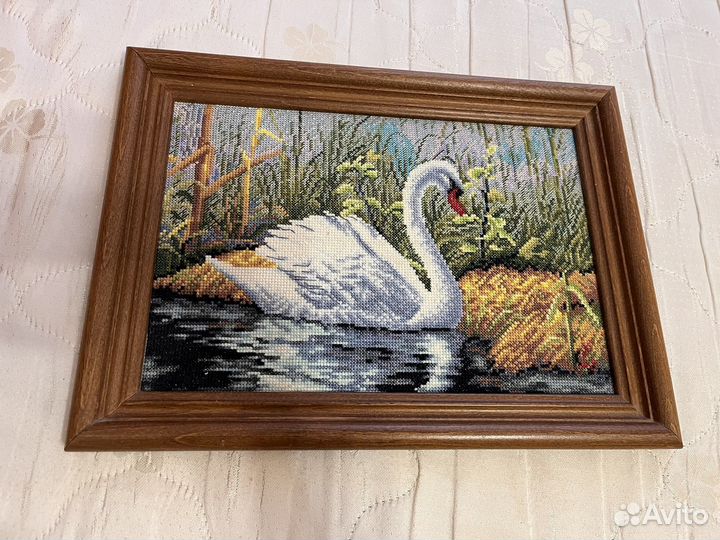 Картина вышитая крестом ручная работа
