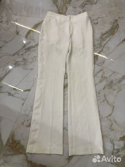 Брюки белые клеш H&M