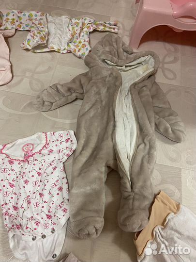 Детская одежда для девочек пакетом от 0 до 3мес