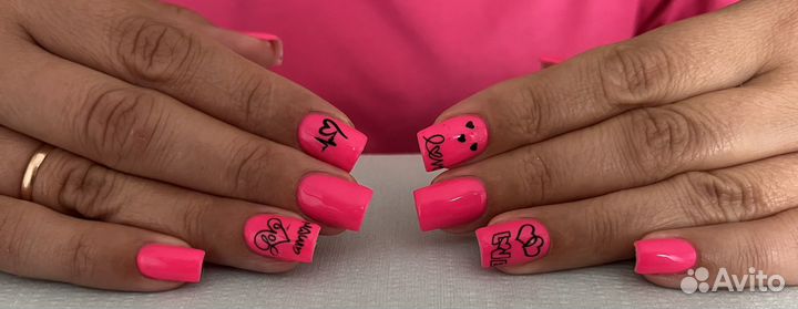 Наращивание ногтей на дому