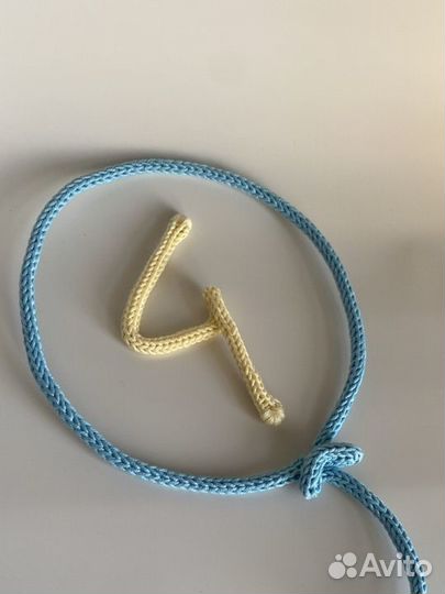 Вязаное Имя (техника Трикотин)