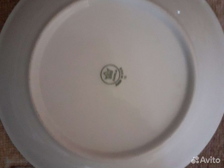 Суповые тарелки ГДР Кахла 6 штук