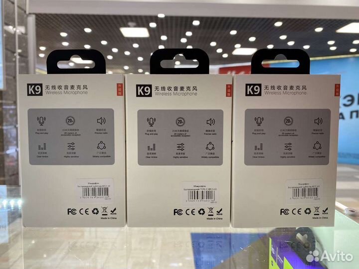 Петличный микрофон 2в1