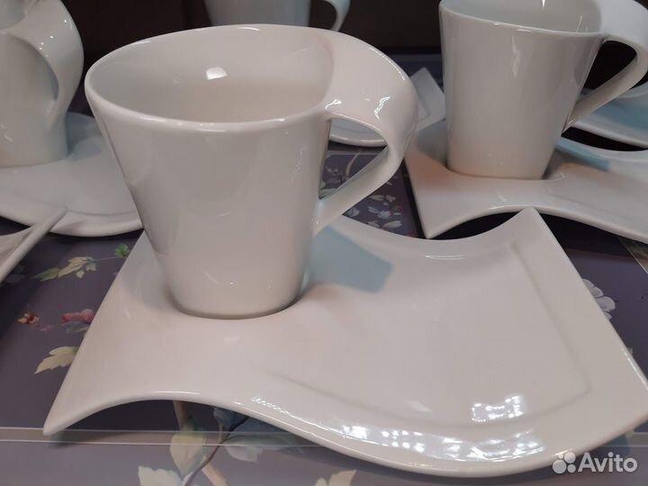 Чайные пары Маршмеллоу, 230 мл. Фарфор