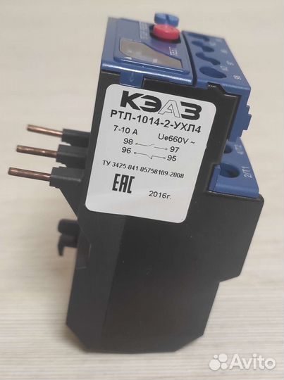 Тепловое реле ртл 1014-2-25А - (7-10А) -ухл4