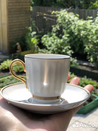 Кофейный сервиз СССР фарфор кофейные чашки