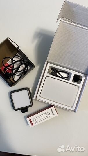 Led-панели видео свет свет мобильная съемка