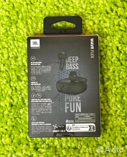 Беспроводные наушники JBL wave flex