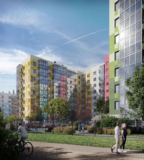 1-к. квартира, 43,3 м², 8/9 эт.