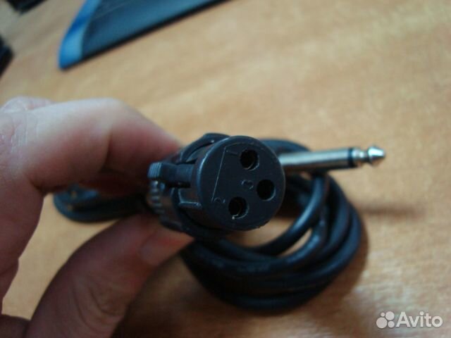 Аудио кабель 6,3 на XLR