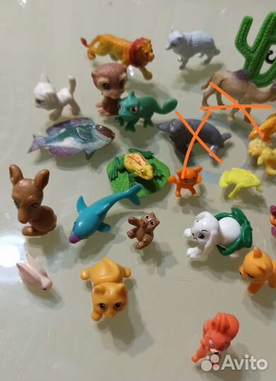 Фигурки разных животных. Игрушки